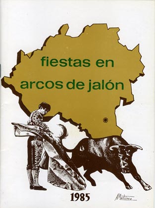 Fiestas patronales en honor al Cristo de la Buena Muerte 1985 Arcos de Jalón